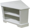 Home Decor and Storage  | Corner Bench with Storage | In Solid Cottage White