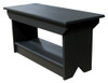 Retail Coffee Table/Bench | Solid Pine Bench Retail | In Solid Black