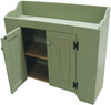 Shown in Old Sage with beadboard doors