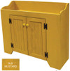 Shown in Old Mustard with beadboard doors