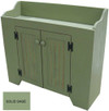Shown in Old Sage with beadboard doors