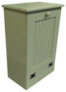Small Wood Tilt-Out Trash Bin | Pine Furniture Made in the USA | Sawdust City Trash Bin in Solid Sage