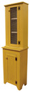 Shown in Old Mustard with a Screen door, sitting on a #71 Jelly Cupboard in Old Mustard with Beadboard door (sold separately)