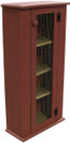 Shown in Old Burgundy with a Screen Door
