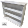 Small Hallway Bookcase | 3-Shelf Hall Bookcase  |  Sawdust City Bookshelf in Solid Cottage White