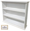 Small Hallway Bookcase | 3-Shelf Hall Bookcase  |  Sawdust City Bookshelf in Old Cottage White