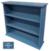 Small Hallway Bookcase | 3-Shelf Hall Bookcase  |  Sawdust City Bookshelf in Solid Williamsburg Blue