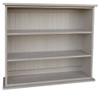 Small Hallway Bookcase | 3-Shelf Hall Bookcase  |  Sawdust City Bookshelf in Old Putty