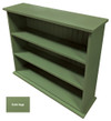 Small Hallway Bookcase | 3-Shelf Hall Bookcase  |  Sawdust City Bookshelf in Solid Sage