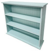 Small Hallway Bookcase | 3-Shelf Hall Bookcase  |  Sawdust City Bookshelf in Solid Baby Aqua