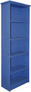 Solid Wood Bookcase | Skinny Bookcase | 6 ft. Tall Sturdy Pine Bookcase