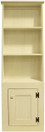 Cantback hutch shown in Solid Cream with a beadboard door