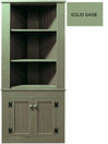 Corner Kitchen Hutch - Solid Pine  | Pine Kitchen Furniture | Sawdust City Pine Furniture