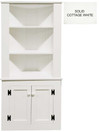 Corner Kitchen Hutch - Solid Pine  | Pine Kitchen Furniture | Sawdust City Pine Furniture