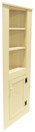 Corner Kitchen Cabinet - Hutch | Pine Kitchen Hutch | Corner Cabinet in Old Cream