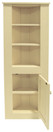 Corner Kitchen Cabinet - Hutch | Pine Kitchen Hutch | Corner Cabinet in Old Cream