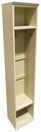 American Pine Hall Tree by Sawdust City | Wood Furniture Made in the USA |  Shown in Solid Cream