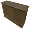 Tilt-Out Trash & Recycling Bins Shown in Old Brown