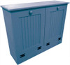 Tilt-Out Trash & Recycling Bins Shown in Solid Williamsburg Blue