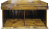 Shown in Walnut Stain