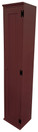 American Pine Hall Tree Cabinet by Sawdust City - Shown in Solid Burgundy