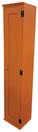 American Pine Hall Tree Cabinet by Sawdust City - Shown in Solid Burnt Orange