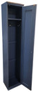 American Pine Hall Tree Cabinet by Sawdust City - Shown in Old Blue