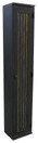 American Pine Hall Tree Cabinet by Sawdust City - Shown in Old Black