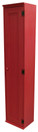 American Pine Hall Tree Cabinet by Sawdust City - Shown in Solid Red