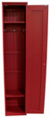 American Pine Hall Tree Cabinet by Sawdust City - Shown in Solid Red