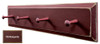 Small Wood Peg Rack  - Shown in Old Burgundy