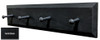 Small Wood Peg Rack  - Shown in Solid Black
