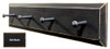 Small Wood Peg Rack  - Shown in Old Black