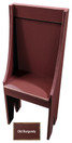 Small Primitive Chair - Shown in Old Burgundy