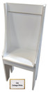 Small Primitive Chair - Shown in Old Cottage White
