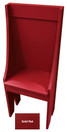Small Primitive Chair - Shown in Solid Red