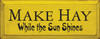 Shown in Old Yellow with Black lettering