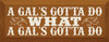 Shown in Old Caramel with Cream Lettering