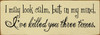 Shown in Old Cream with Black lettering