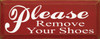 Please Remove Your Shoes  | Entryway Wood Sign| Sawdust City Wood Signs