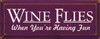 Wine Flies When You're Having Fun | Wood Sign With Wine | Sawdust City Wood Signs