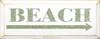 Beach (rightarrow) | Beach Wood Sign| Sawdust City Wood Signs