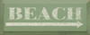 Beach (rightarrow) | Beach Wood Sign| Sawdust City Wood Signs