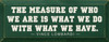Shown in Old Green with Cream lettering