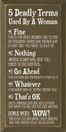 Shown in Brown with Cottage White Lettering