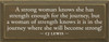 Shown in Old Brown with Cottage White lettering