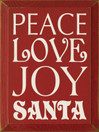 Shown in Old Red with Cream lettering