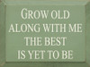 Shown in Old Sage with Cream lettering