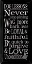 Dog Lessons: Never Stop Playing.. | Wood Sign With Dog Saying | Sawdust City Wood Signs