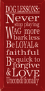 Dog Lessons: Never Stop Playing.. | Wood Sign With Dog Saying | Sawdust City Wood Signs